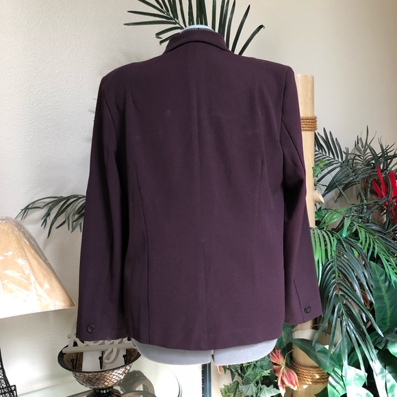 NORTON McNaughton Purple Blazer - Size 10 - Picture 2 of 4